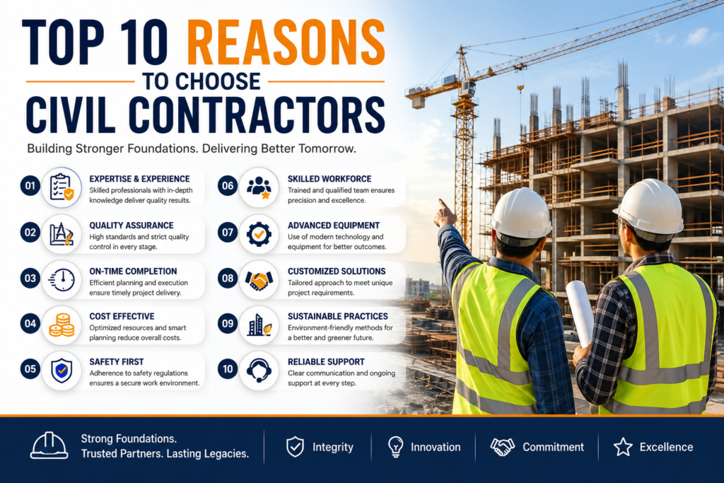 Top 10 Reasons to Choose Civil Contractors