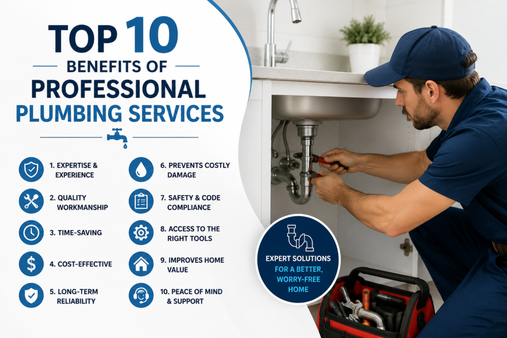 Top 10 Benefits of Professional Plumbing Services
