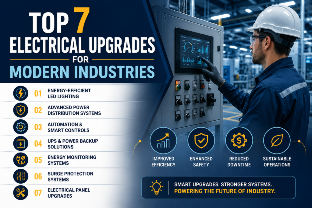 Top 7 Electrical Upgrades for Modern Industries