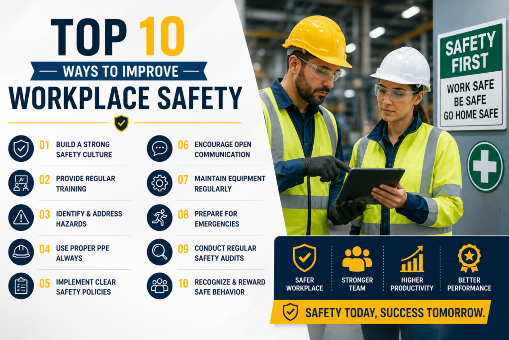 Top 10 Ways to Improve Workplace Safety