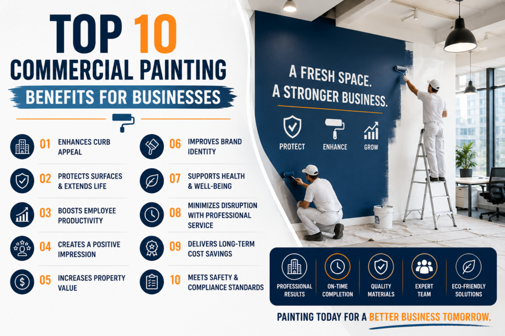 Top 10 Commercial Painting Benefits for Businesses